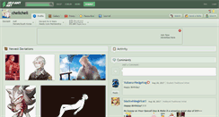 Desktop Screenshot of chellchell.deviantart.com