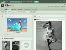 Tablet Screenshot of gwburns.deviantart.com