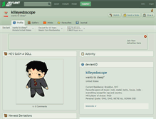 Tablet Screenshot of killeyedoscope.deviantart.com