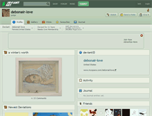 Tablet Screenshot of debonair-love.deviantart.com
