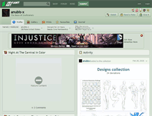 Tablet Screenshot of anubis-x.deviantart.com