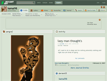Tablet Screenshot of kamal98.deviantart.com