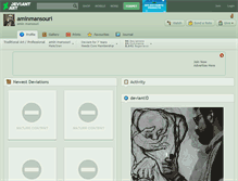 Tablet Screenshot of aminmansouri.deviantart.com
