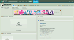Desktop Screenshot of android-skin.deviantart.com
