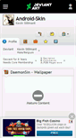 Mobile Screenshot of android-skin.deviantart.com