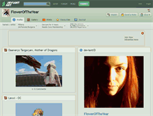Tablet Screenshot of floweroftheyear.deviantart.com