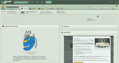 Desktop Screenshot of damienhawk.deviantart.com