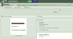 Desktop Screenshot of mikutashi.deviantart.com