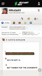 Mobile Screenshot of mikutashi.deviantart.com