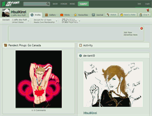 Tablet Screenshot of hisuikirei.deviantart.com