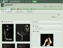 Tablet Screenshot of majidtorkian.deviantart.com