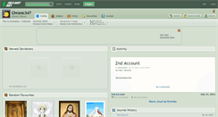 Desktop Screenshot of chronic347.deviantart.com