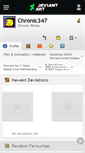 Mobile Screenshot of chronic347.deviantart.com