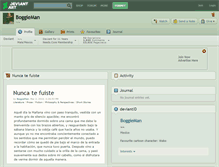 Tablet Screenshot of boggieman.deviantart.com