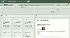 Desktop Screenshot of lasmn18.deviantart.com