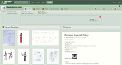 Desktop Screenshot of blackstorm-user.deviantart.com