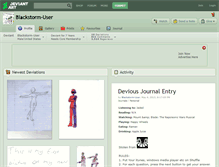 Tablet Screenshot of blackstorm-user.deviantart.com