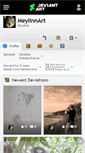 Mobile Screenshot of meylinnart.deviantart.com