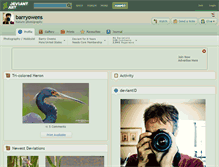 Tablet Screenshot of barryowens.deviantart.com