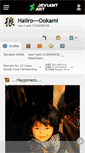 Mobile Screenshot of haiiro---ookami.deviantart.com