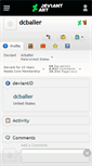 Mobile Screenshot of dcballer.deviantart.com