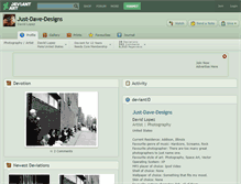 Tablet Screenshot of just-dave-designs.deviantart.com