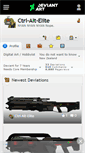 Mobile Screenshot of ctrl-alt-elite.deviantart.com