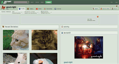 Desktop Screenshot of good-night.deviantart.com
