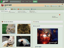 Tablet Screenshot of good-night.deviantart.com