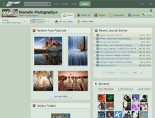 Tablet Screenshot of dramatic-photography.deviantart.com