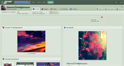 Desktop Screenshot of diamondthenightmaren.deviantart.com