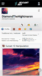 Mobile Screenshot of diamondthenightmaren.deviantart.com