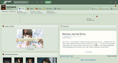 Desktop Screenshot of hydropeek.deviantart.com