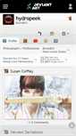 Mobile Screenshot of hydropeek.deviantart.com