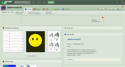 Desktop Screenshot of jabberwocky92.deviantart.com