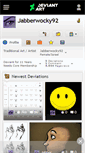 Mobile Screenshot of jabberwocky92.deviantart.com