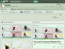 Tablet Screenshot of kalisama.deviantart.com