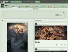 Tablet Screenshot of lee-337.deviantart.com