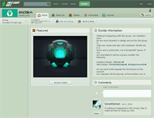 Tablet Screenshot of encide.deviantart.com