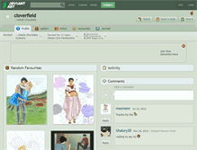 Tablet Screenshot of cloverfield.deviantart.com