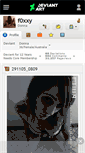 Mobile Screenshot of f0xxy.deviantart.com