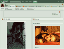Tablet Screenshot of f0xxy.deviantart.com