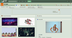 Desktop Screenshot of lp-ana.deviantart.com