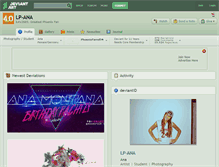 Tablet Screenshot of lp-ana.deviantart.com