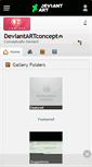 Mobile Screenshot of deviantartconcept.deviantart.com