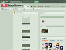 Tablet Screenshot of deviantartconcept.deviantart.com