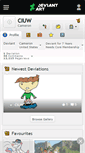 Mobile Screenshot of ciuw.deviantart.com