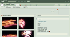 Desktop Screenshot of my-heart-of-music.deviantart.com