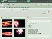 Tablet Screenshot of my-heart-of-music.deviantart.com
