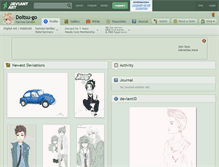 Tablet Screenshot of doitsu-go.deviantart.com
